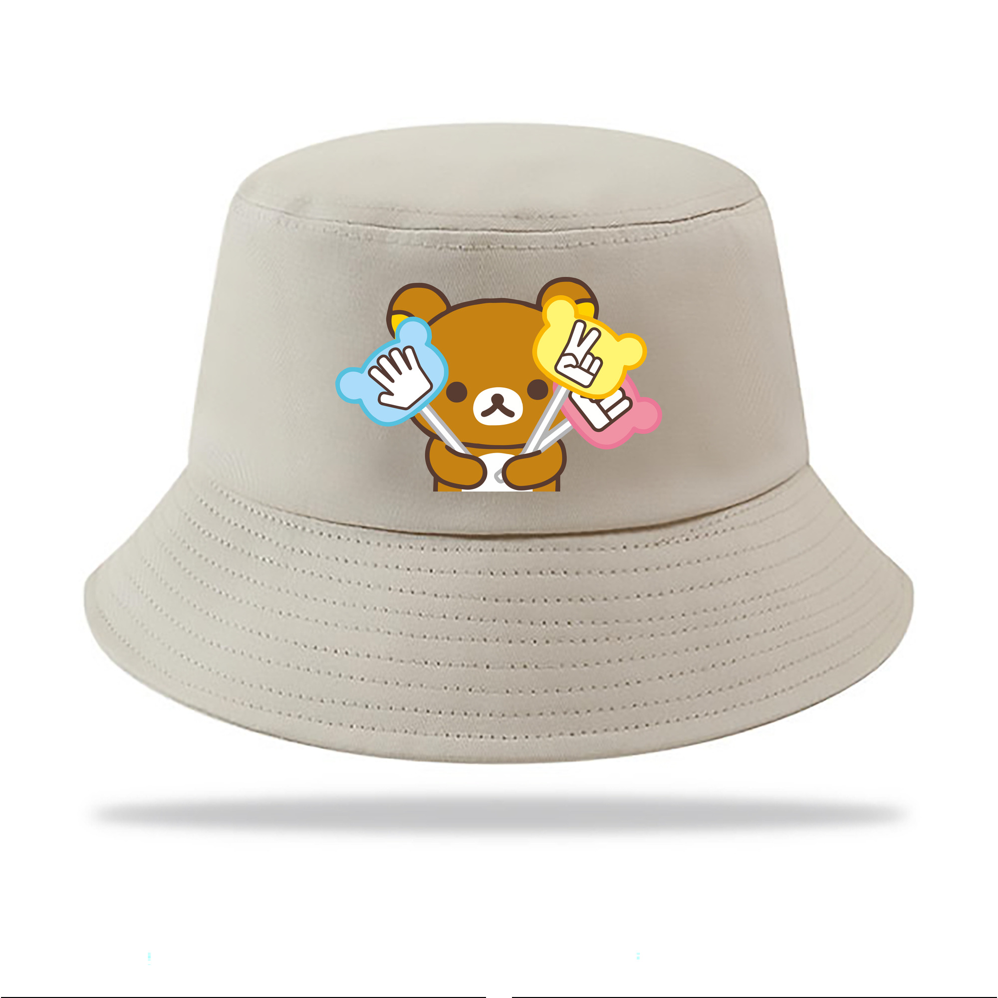（画像用） リラックマ リラックマ キイロイトリ Rilakkuma Korilakkuma Kiiroitori アウトドア日除けバケットハット